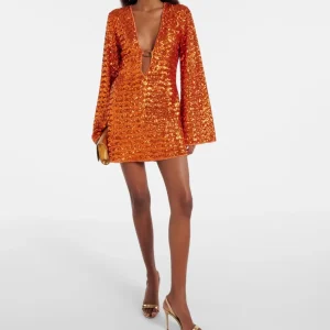 Miss | Jurk Dames Mini Glitter Avond - Polyester