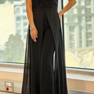 Miss | Jumpsuit Dames Mouwloos Gestructureerd Veelzijdig - Polyester