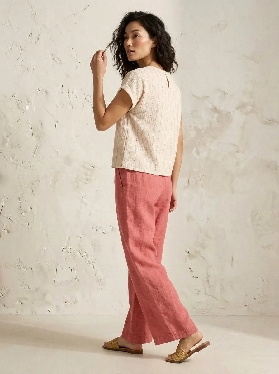 Wide Leg Broek Stofachtig - Afbeelding 3