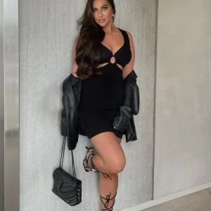RING DRESS BLACK